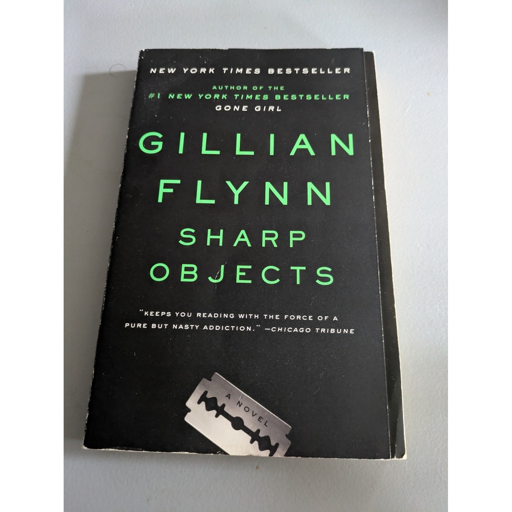 Sharp Objects Gillian Flynn Paperback Novel Psychological Thriller Broadway Book